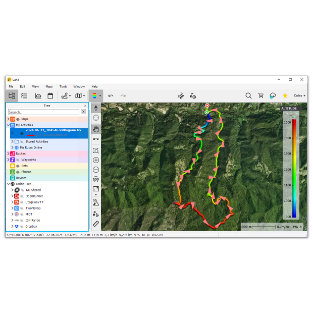 CompeGPS Land de TwoNav, el software per preparar i analitzar rutes